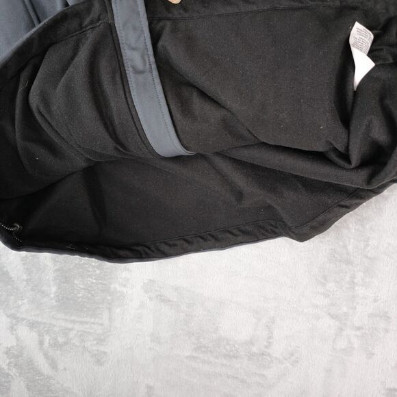 Swiss Tech Jacket Mens XL Gray Black Full Zip Soft Shell Windproof Fleece Lined - Picture 6 of 14